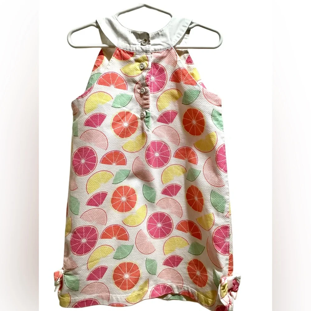Gymboree Girls Summer Dress Fruit Pattern Multicolor‎